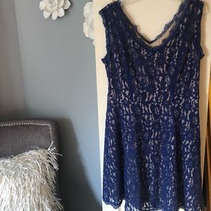 Altar’d State Blue Lace Dress